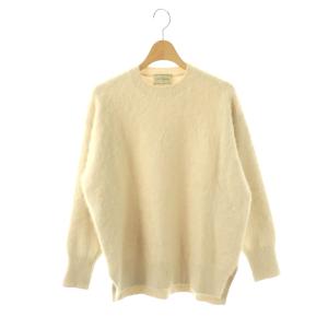 23AW フォックス カシミヤ ニット セーター 長袖 オフベージュ /HK OS