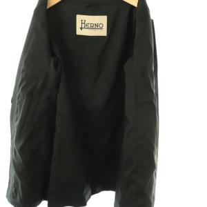 HERNO オフィサーカラーコート 42 ブラック GC0171D
