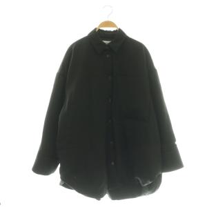 26SS PADDING BIG SHIRT JACKET 36 ブラック