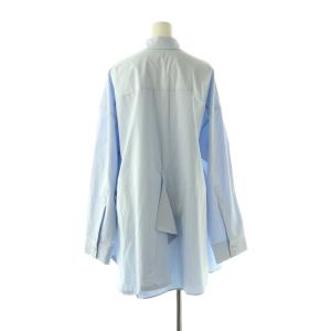 ENFOLD 26SS PLATE SHIRT 38 ライトブルー