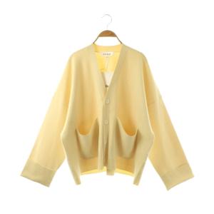 26SS BOX WIDE-CARDIGAN 38 エクリュ