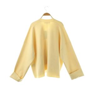 ENFOLD 26SS BOX WIDE-CARDIGAN 38 エクリュ