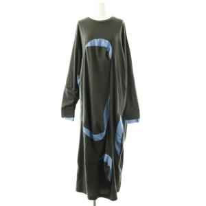 26SS curvey docking dress ワンピース M チャコールグレー