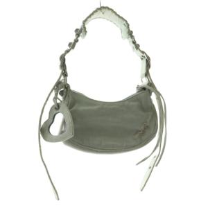 BALENCIAGA Le Cagole デニムショルダーバッグ ライトブルー