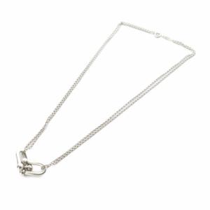 TIFFANY&Co. ハードウェア ダブル リンク ペンダントネックレス SV 925