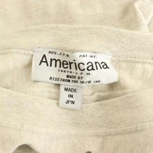 AMERICANA 七分袖カットソー Tシャツ F クルーネック 古着 /OK OS