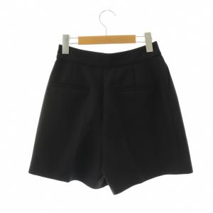 CELFORD バリエーションショートパンツ ハーフパンツ タック 36 黒 ブラック CWFP234086 /HN SH