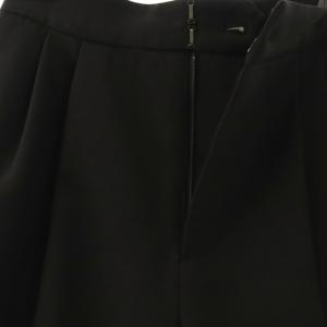 CELFORD バリエーションショートパンツ ハーフパンツ タック 36 黒 ブラック CWFP234086 /HN SH
