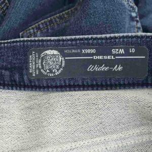 DIESEL WIDEEーNE デニムパンツ ジーンズ ワイド W25 インディゴ /ES OS