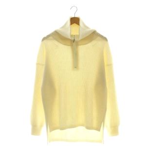 ハーフZIP リブ ニット セーター 1 オフホワイト /DF OS