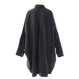 BABYLONE 25AW スーパーワイドドルマンシャツ 長袖 F ネイビー /DO OS