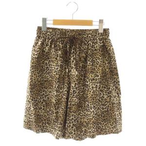 25SS Leopard Print Short Pants レオパード 34 ブラウン