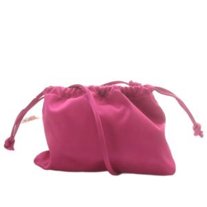 25SS SATIN MINI POUCH ポーチ ショルダーバッグ ワンショルダー ピンク /YO13