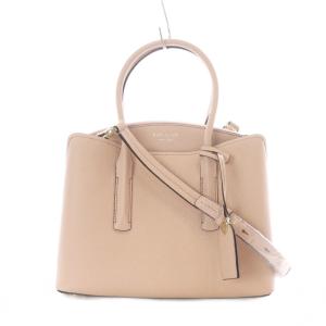 MARGAUX MEDIUM SATCHEL 2wayバッグ ハンドバッグ ショルダーバッグ レザー ピンク