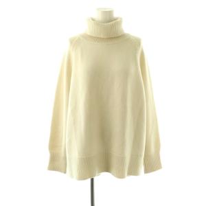 23AW ローゲージカシミヤニットプルオーバー アイボリー