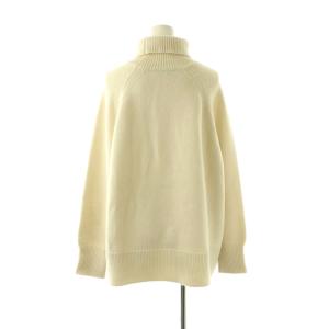 ebure 23AW ローゲージカシミヤニットプルオーバー アイボリー