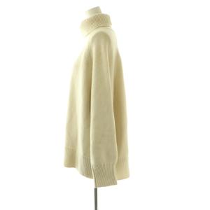 ebure 23AW ローゲージカシミヤニットプルオーバー アイボリー