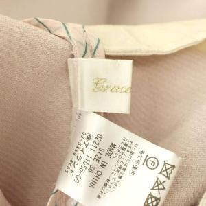Grace Class トリアセカルゼワイドパンツ スリット 36 スモークピンク /ES OS