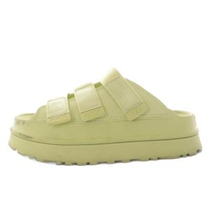 GOLDENGLOW SLIDE サンダル プラットフォーム 厚底 ベルクロ US7 イエロー 1167430