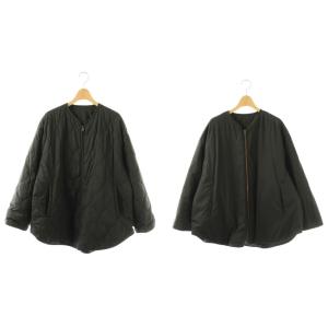23AW 2WAYキルティングブルゾン アウター ジャケット リバーシブル 黒 /CX OS