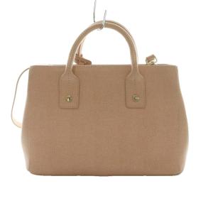 FURLA リンダ LINDA 2WAYバッグ ハンド ショルダー レザー ピンクベージュ /SS OS
