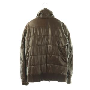 BALMAIN レザージャケット 48 ブラウン