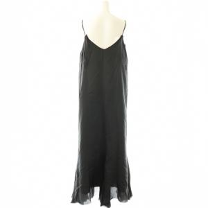 Lisiere L'Appartement New Wash Maxiワンピース キャミワンピース ロング ブラック /HK OS