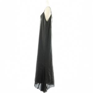Lisiere L'Appartement New Wash Maxiワンピース キャミワンピース ロング ブラック /HK OS