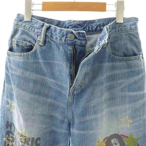 HYSTERIC GLAMOUR WOMAN BANANA ワイドデニムパンツ 25 インディゴ