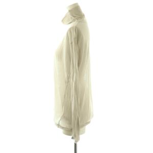 plantation 25AW エジプトコットン カットソー Tシャツ タートルネック 長袖 M ライトグレー /YO OS