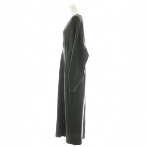 COLLAGE GALLARDAGALANTE 25AW カシュクールニットワンピース ロング F グレー /DF OS