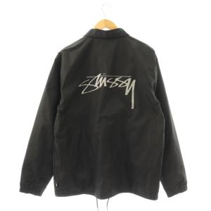 STUSSY 115353 Classic Coach Jacket コーチジャケット L ブラック /HK OS