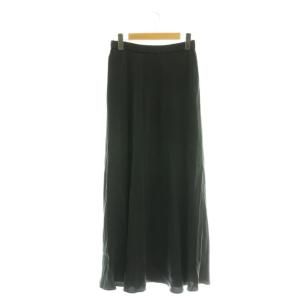 24AW Washable Fibril Drape スカート フレア 38 チャコール /CX OS