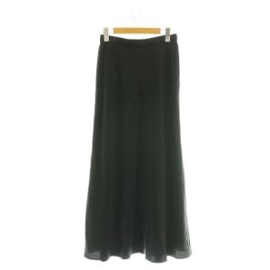 Plage 24AW Washable Fibril Drape スカート フレア 38 チャコール /CX OS