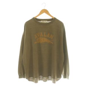 25SS LONGSLEEVE T カットソー Tシャツ ロゴ LAppartement取り扱い F ブラウン