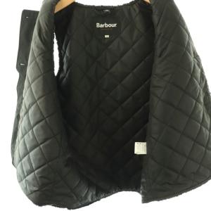 Barbour ボアベスト 242LLIS004 キルティング裏地 12 ブラック /ES OS