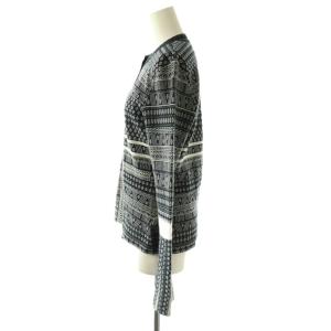 Mame Kurogouchi 24FW MishimaKaratsu FloralPattern Knitted Cardigan