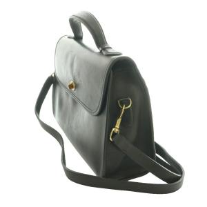 COACH オールドコーチ 2WAYバッグ ハンド ショルダー レザー 黒 ブラック 1136 /SS OS