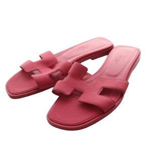 Oran フラットサンダル 37.5 ピンク