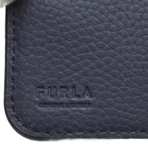 FURLA 財布 二つ折り レザー グレー /YO5