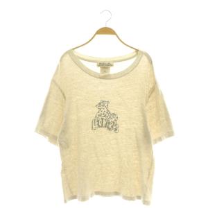 カオス別注 リサイクルTシャツ カットソー M グレージュ /CX OS