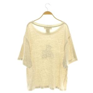 REMI RELIEF カオス別注 リサイクルTシャツ カットソー M グレージュ /CX OS
