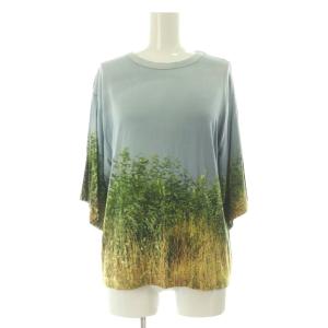 agnes b. 25SS Les champs a Hoedic フォトプリント セットアップ 五分袖Tシャツ ミニスカート