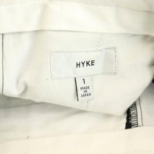 HYKE テーパードパンツ S ブラック /OK OS