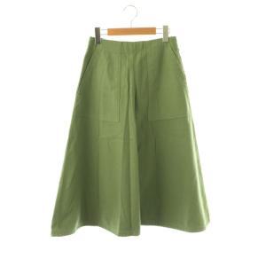 24SS FATIGUE FLARE SK L.Oz BS スカート ロング フレア 1 カーキ /DO