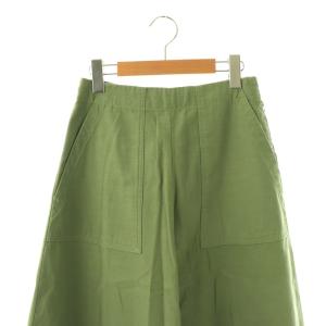 MADISONBLUE 24SS FATIGUE FLARE SK L.Oz BS スカート ロング フレア 1 カーキ /DO