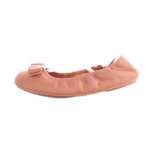 Salvatore Ferragamo ヴァラリボン バレエシューズ ギャザー 5.5D 23.0cm ピンク 16163 /MI OS