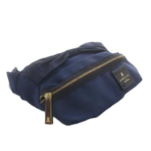 LANVIN en Bleu トロカデロ ウエストポーチ バッグ ショルダーバッグ 青 ブルー /SR