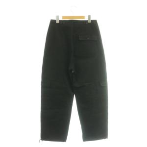 TOTEME COTTON CARGO TROUSERS カーゴパンツ ドロスト 34 ブラック /CX OS