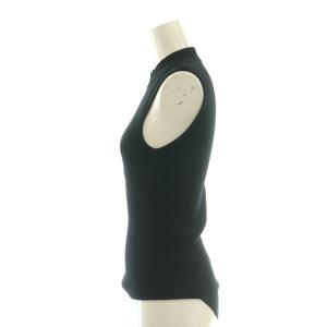 TOTEME asymmetric knit top ノースリーブニット カットソー プルオーバー XS ブラック /CX